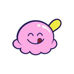 Watermelon Italian ice illustration