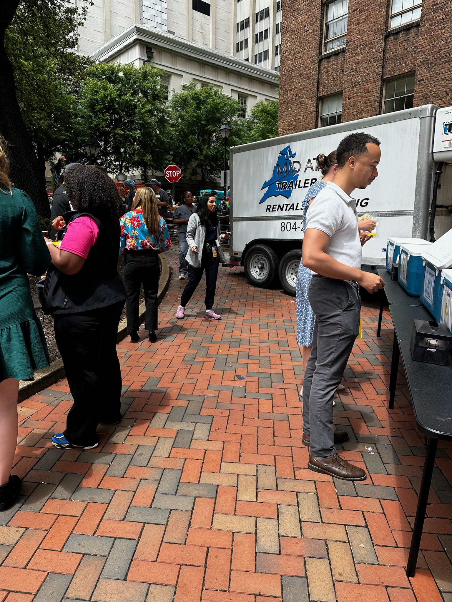 Corporate event at hospital